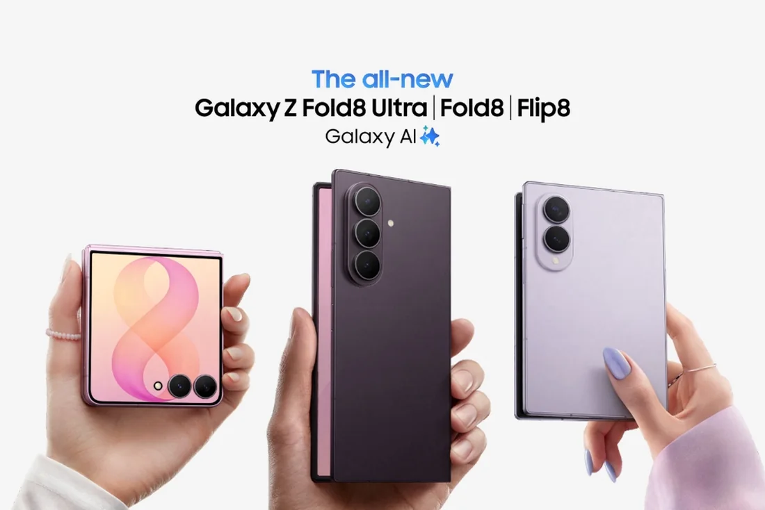 Die neue Galaxy-Z-Serie 2026: Z Fold8 Ultra, Z Fold8 und Z Flip8