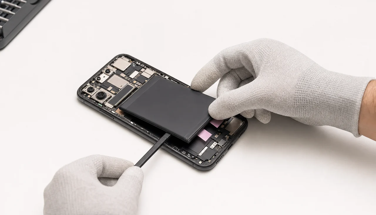 Akku-Tausch beim Smartphone